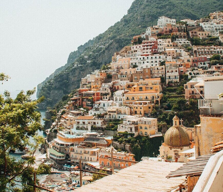 mountains, sea, beach